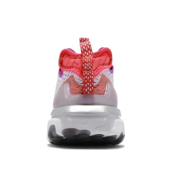 🔥 NEW Nike React Vision D/MS/X Summit White Purple Volt Grey Mens Shoes Size 10 - Picture 6 of 8